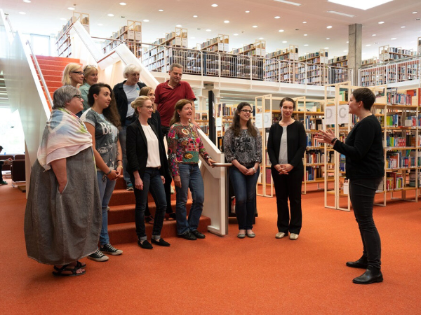 Rundgang durch die Stadtbücherei