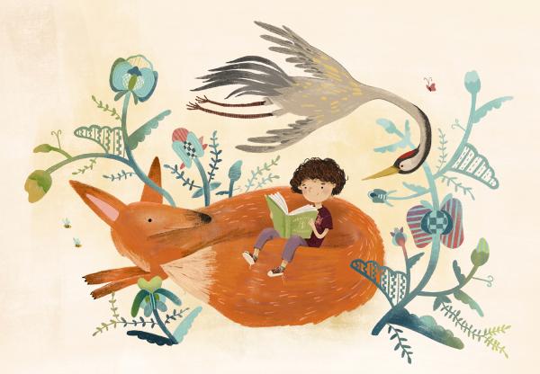 Zuravel – Kranich, ukrainische Volksmärchen: Lesung mit Iryna Dzhava