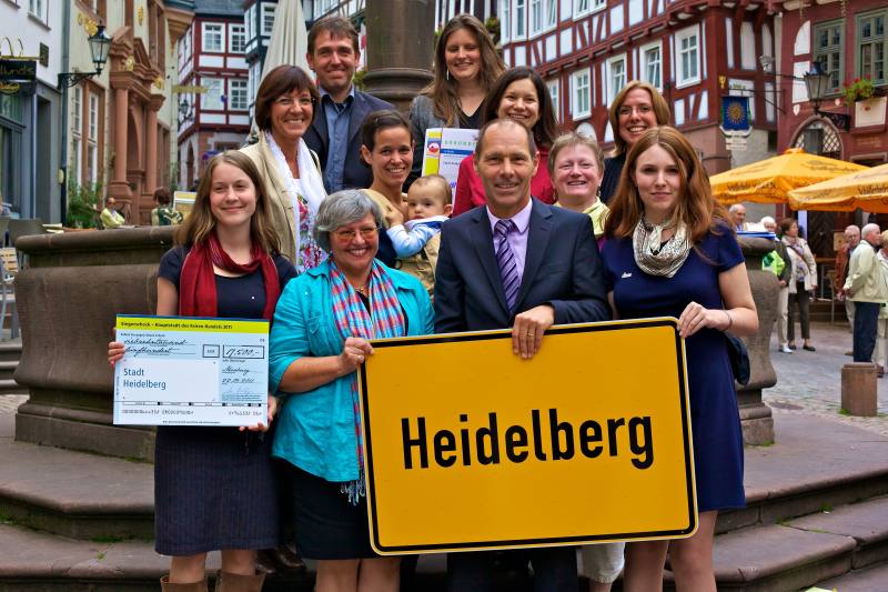 Heidelberg freut sich über den dritten Preis beim Wettbewerb 'Hauptstadt des Fairen Handels' (Foto: Dominik Schmitz)