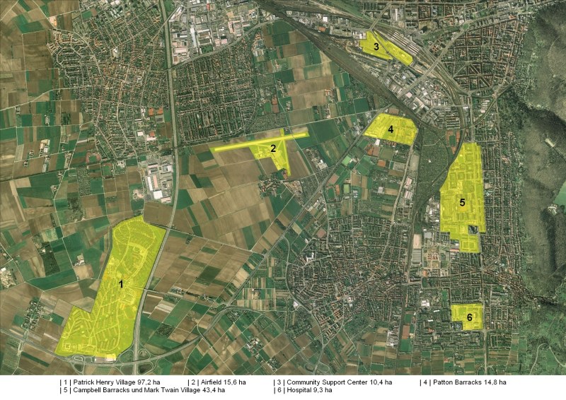Rücken in der 2. Phase des dialogischen Planungsprozesses ins Zentrum: die einzelnen Flächen. (Grafik: Stadt HD)