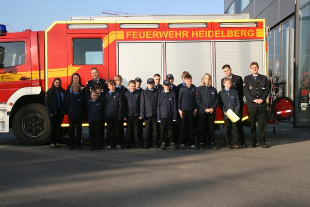 Auszeichnung mit der Jugendflamme (Foto: Feuerwehr Heidelberg)