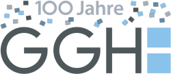 Logo der GGH in Heidelberg zum 100. Jubiläum. (Grafik: GGH)