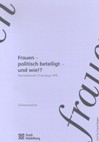 Titelseite Frauen - politisch beteiligt - und wie!? Internationaler Frauentag 1998