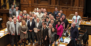 Gruppenfoto im Heidelberger Gemeinderat