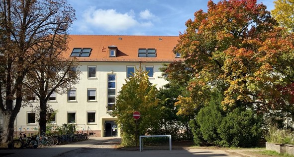 Schulgebäude der bilingualen Grundschule des Heidelberger Privatschulcentrums