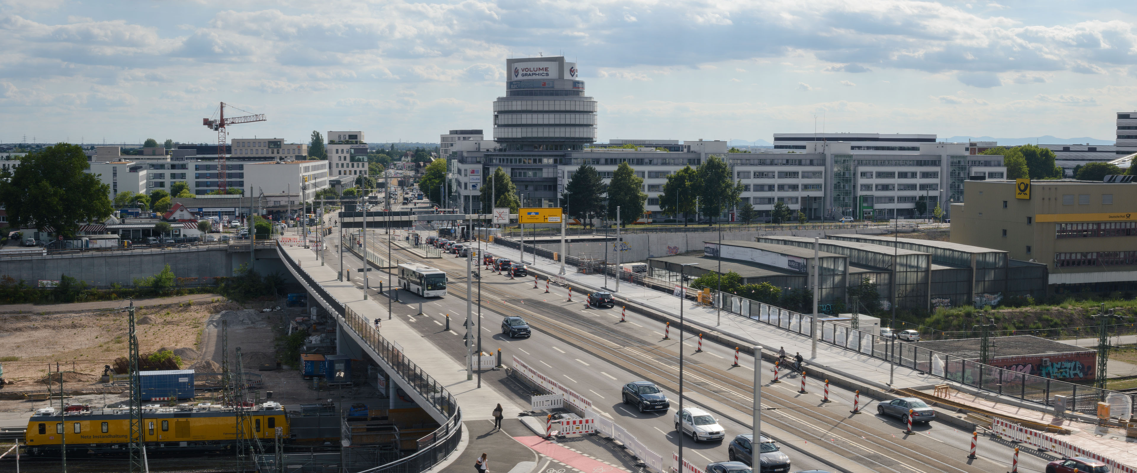 Montpellierbrücke von oben