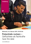 Veranstaltungsflyer: Potentiale nutzen - Geflüchtete als Fachkräfte (Foto: Peter Dorn)