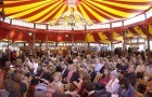 Spiegelzelt bei den Heidelberger Literaturtagen (Foto: Kresin)