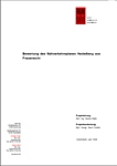 Titelseite Übersicht: Bewertung des Nahverkehrsplanes Heidelberg aus Frauensicht