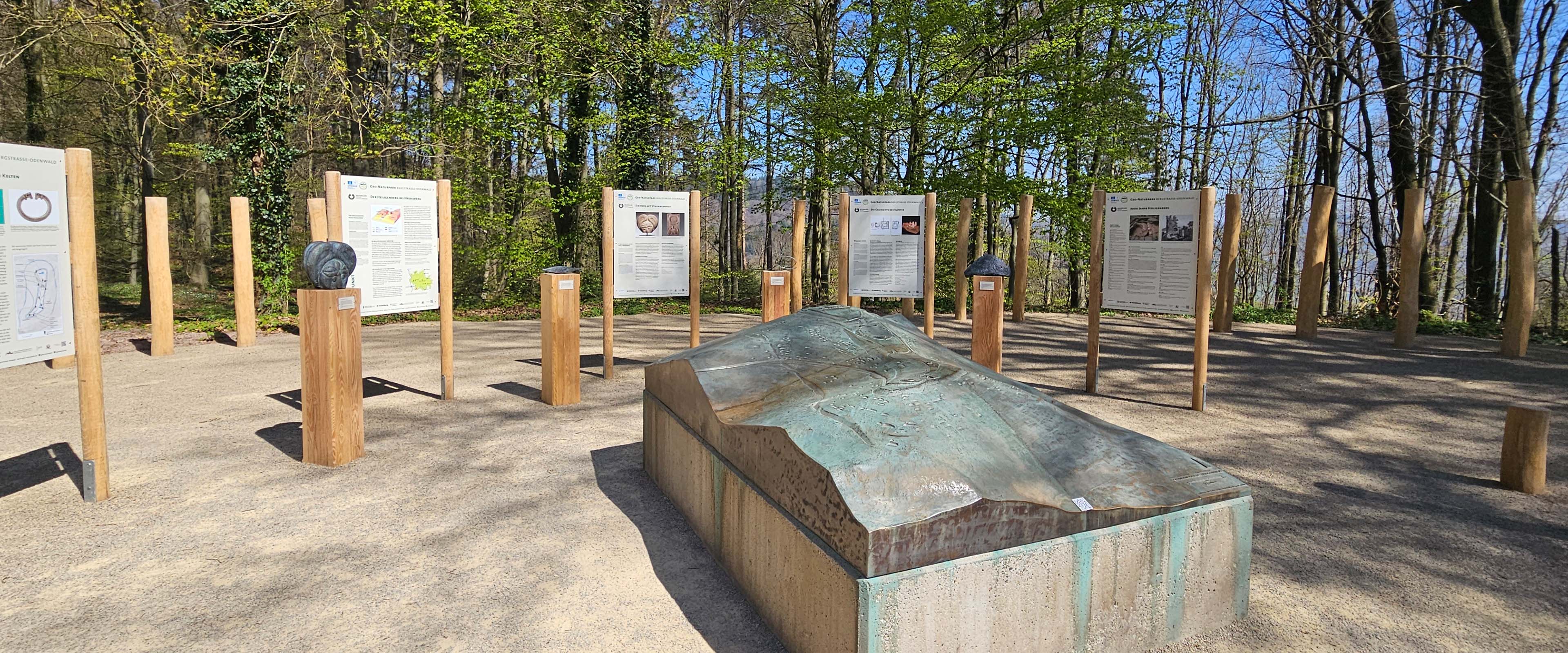 Infopoint zu den Kelten auf dem Heiligenberg