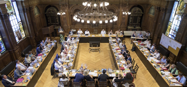 Gemeinderat (Foto: Rothe) Aufnahme einer Gemeinderatsitzung im großen Rathaussaal.