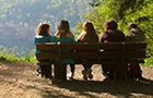 Enjoying the view of the castle (Photo: Hornung) Enjoying the view of the castle (Photo: Hornung)