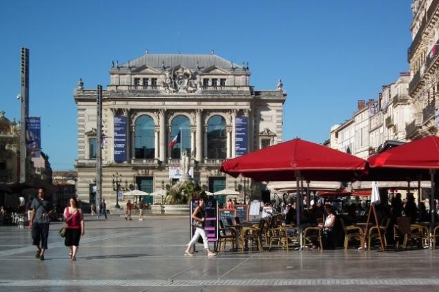 Montpellier opera at the Place de la Comédie (Picture: Binder)