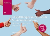 save the date: 8. Heidelberger Vereinsforum am 22. Oktober 2022