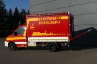 Im Laderaum können Haltestangen zur Sicherung des Ladegutes befestigt werden (Foto: Feuerwehr Heidelberg)