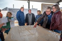 Die Ausstellung in der Südstadt zeigt ein Model des zukünftigen Stadtteils (Foto: Dittmer)