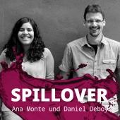 SPILLOVER Coverbild mit Ana Monte und Daniel Deboy; Grafik: Stadt Heidelberg