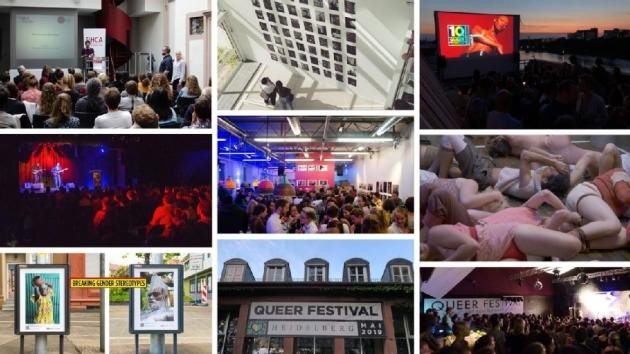 Impressionen der letzen Jahre vom Queer Festival in Heidelberg 
