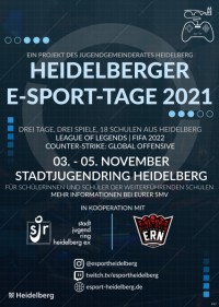 Plakat des E-Sport-Turniers