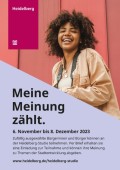 Plakat zur Heidelberg-Studie 2023: Meine Meinung zählt