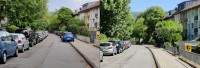 Einseitiges Gehwegparken in der Danziger Straße