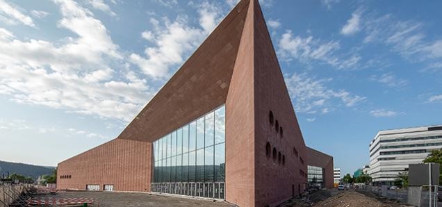 Das neue Heidelberg Congress Center in der Bahnstadt.
