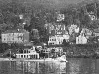 Schlierbach und Schiff auf Neckar (Archivfoto: Stadtteilverein Schlierbach)