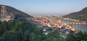 Blick auf die Heidelberger Altstadt. 