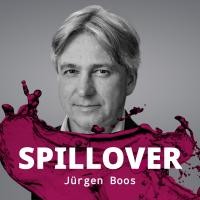 Cover des Podcasts "Spillover" mit einem Porträt von Jürgen Boos.