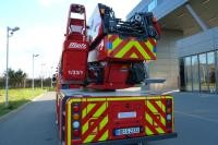 Heckansicht mit Reflexbeklebung (Foto: Feuerwehr Heidelberg)