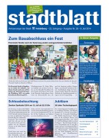 Titelbild des Stadtblatts Nr. 28 vom 9. Juli 2014