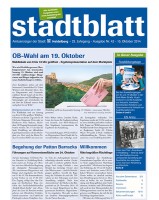 Titelbild des Stadtblatts Nr. 42 vom 15. Oktober 2014