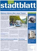 Titelbild des Stadtblatts Nr. 38 vom 16. September 2015