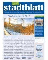 Titelbild des Stadtblatts Nr. 52 vom 23. Dezember 2015