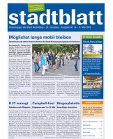 Titelbild des Stadtblatts Nr. 19 vom 11. Mai 2016