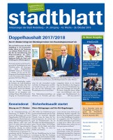 Titelbild des Stadtblatts der 43. Woche vom 26. Oktober 2016