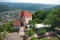 View from the castle on the Commandant’s House. Photo: Kulturstiftung Rhein-Neckar-Kreis