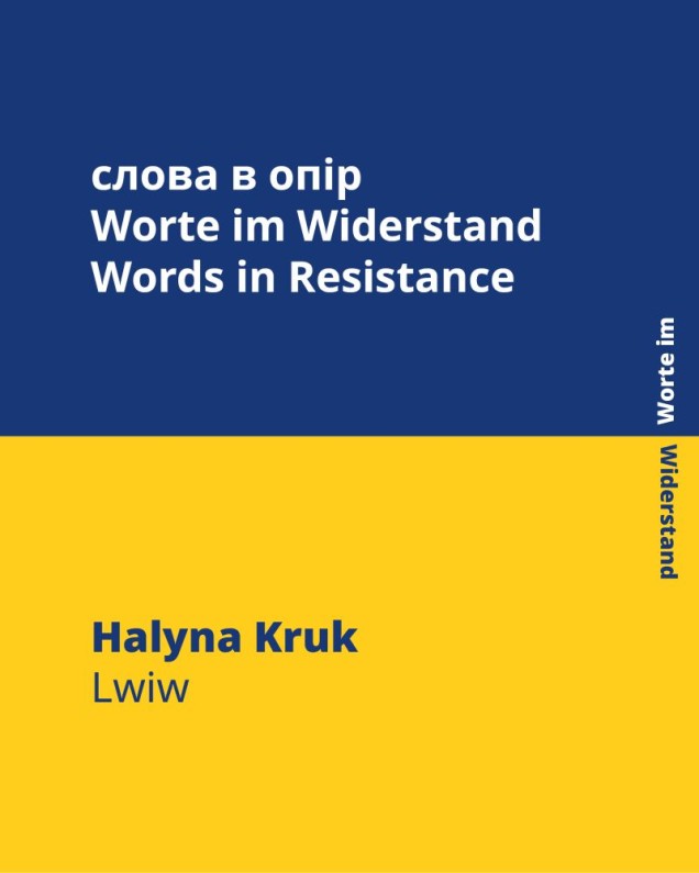 Titelblatt Halyna Kruk
