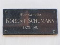 Gedenktafel Robert Schumann