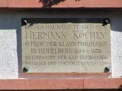 Gedenktafel Hermann Köchly