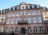 Bauinschrift 1701 Rathaus Heidelberg