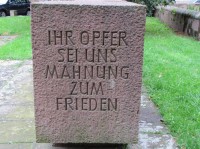 Kriegerdenkmal an der Tiefburg