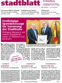 Die Stadtblatt-Titelseite vom  8. November 2017