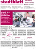 Die Stadtblatt-Titelseite vom 21. März 2018