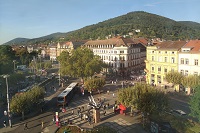 Der Bismarckplatz ist Teil der Heidelberger Innenstadt. (Foto: Stadt Heidelberg)