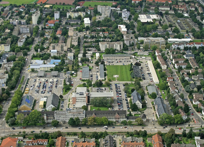 Luftbildaufnahme Hospital (Foto: Kay Sommer)