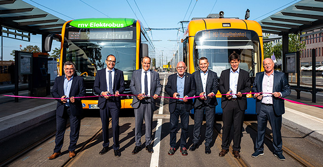 Die neue Haltestelle Hauptbahnhof wurde am Dienstag, 10. September 2019, feierlich in Betrieb genommen. (Foto: Dittmer)