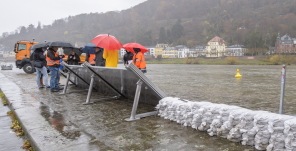 Hochwasserschutz. (Foto: Rothe)