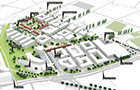 Visualisierung der Planungen für die Patton Barracks (Hosoya Schaefer)