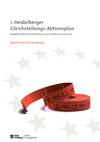 Titelseite Bericht über die Umsetzung des 1. Heidelberger Gleichstellungs-Aktionsplans